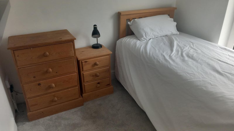 Photo 1: Bed and drawers