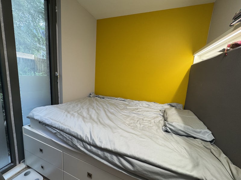 Photo 5: Bed facing window, photo taken myself