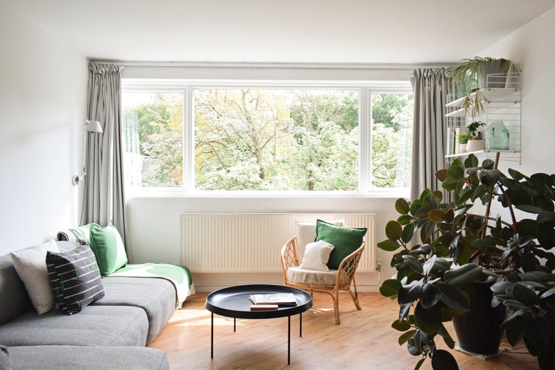 Photo 1: Living-dining room