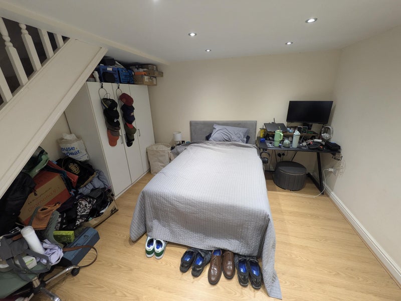 Photo 1: Bedroom with Double Bed and Large Wardrobe