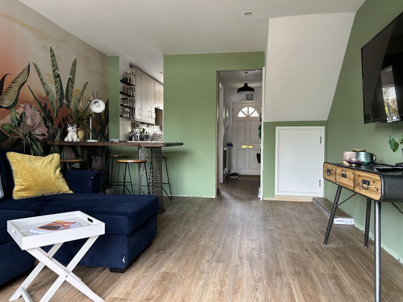 Photo 1: Lounge & Dining area with high stools