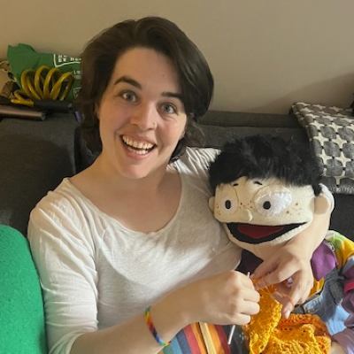 Photo 1: Recent picture - working on a puppet show