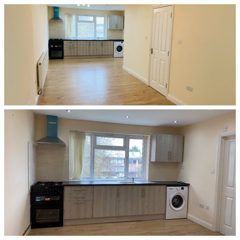 Photo 1: Kitchen and Lounge