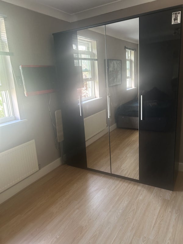 Photo 1: Double Wardrobe with full-length mirrors