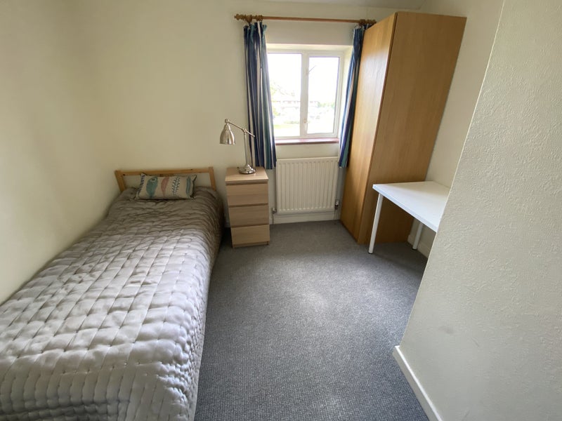 Photo 1: This is the room. It now has a double bed and wardrobe.