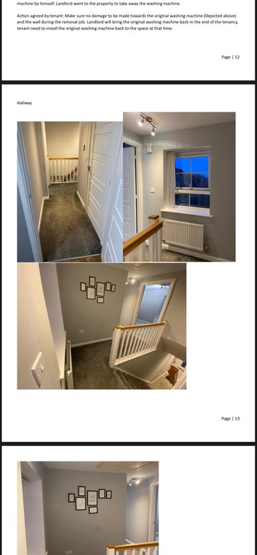 Photo 1: The hallway and side of the room