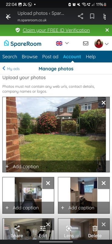 Photo 9: Back garden 