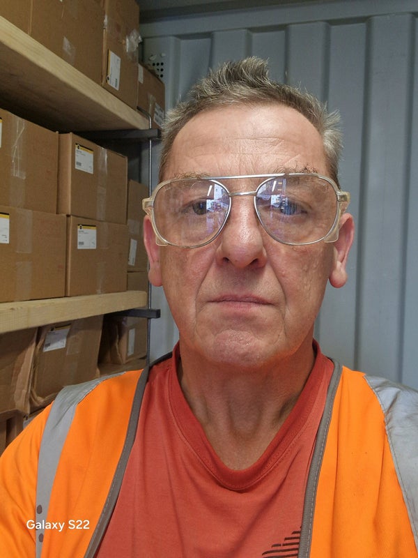 Photo 1: This was taken on site with my safety glasses on