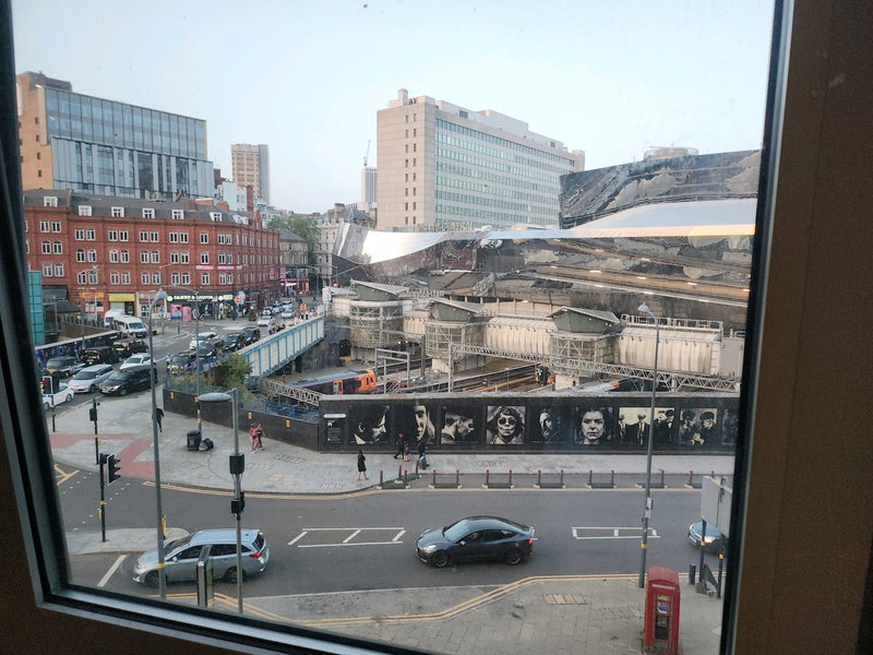 Photo 1: View from both rooms and living room