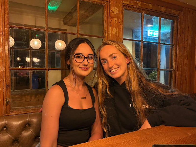 Photo 1: Me (on the right) and my friend Uma (on the left), whom I met via SpareRoom at my current rented roo