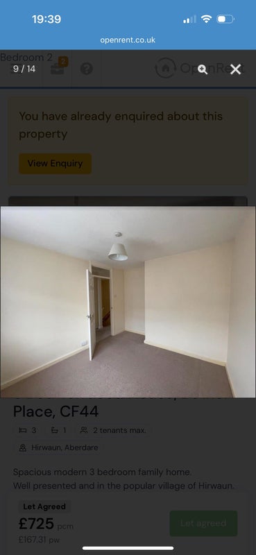 Photo 1: Bedroom for rent