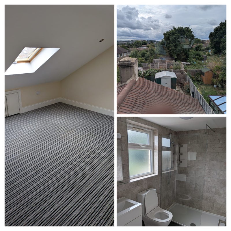 Photo 1: Your room, private bathroom and viewing out the back.