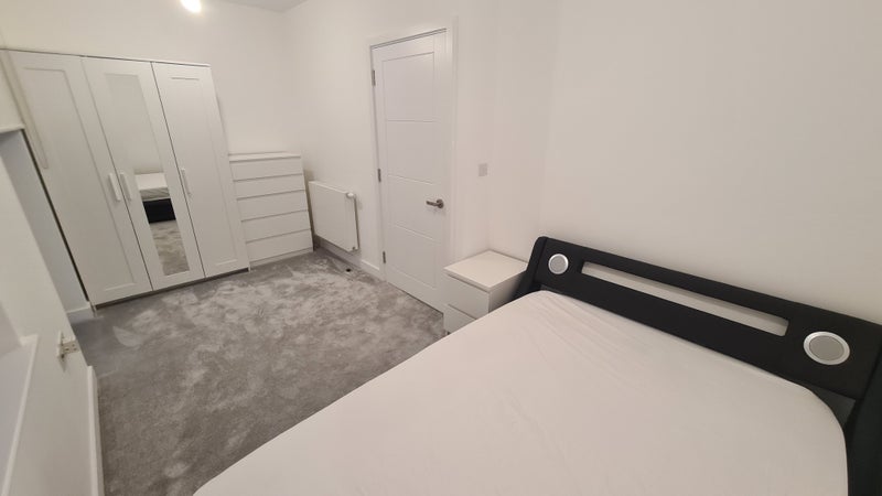 Photo 1: Double room - wardrobe, chest of drawer, bedside drawer, Ottoman double bed with LED light and built