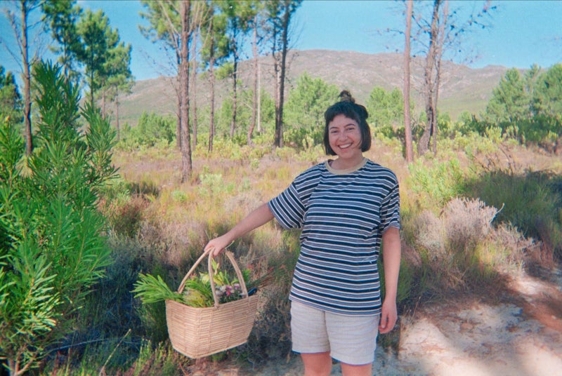 Photo 1: I’ll bring home flowers. 