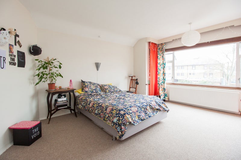 Photo 1: Spacious and large. Hosts a good quality wooden bed now.