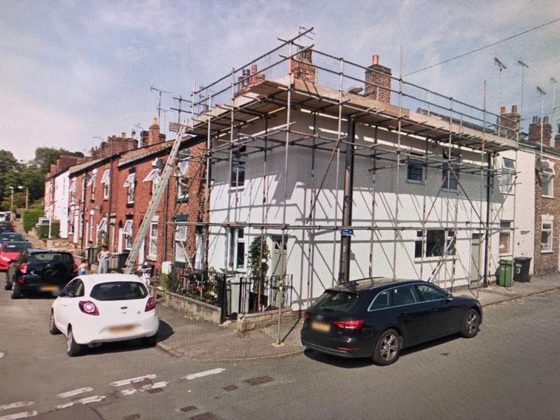 Photo 1: sCAFFOLDING HAS GONE NOW