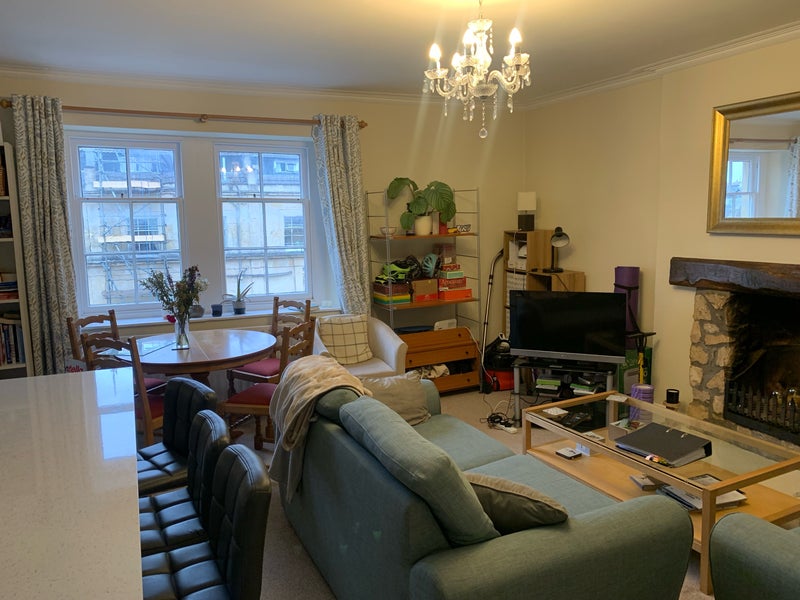 Photo 1: Living/dining area