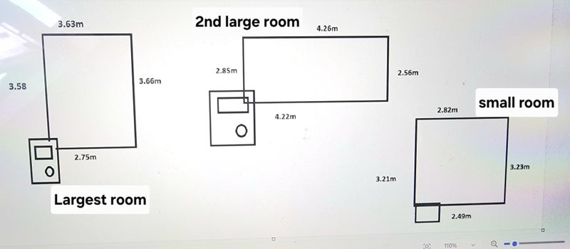 Photo 1: Room dimensions