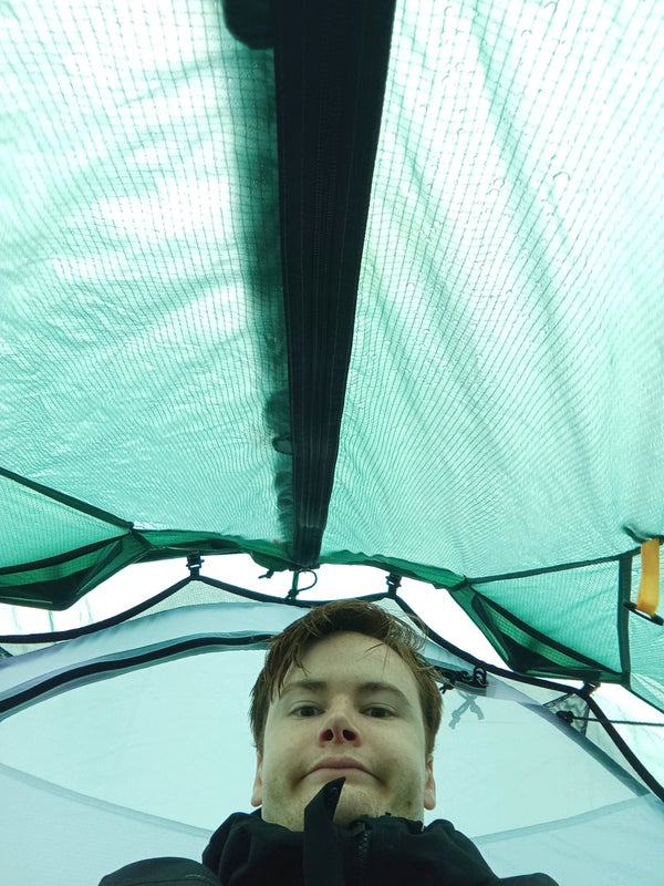 Photo 1: Kelburn festival was soggy this year