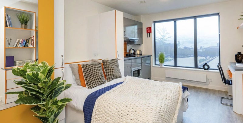 Photo 1: all the pictures are the generic show room but the apartment looks almost identical 