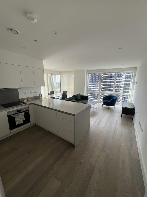 Photo 1: Kitchen + Living Room