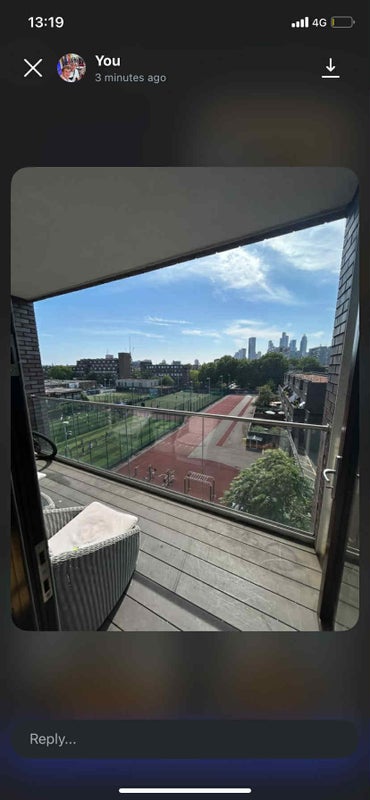 Photo 1: Balcony is South facing