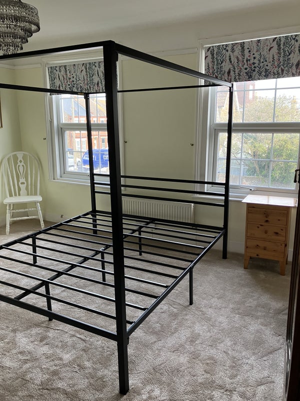 Photo 1: Brand new 4 poster king bedframe