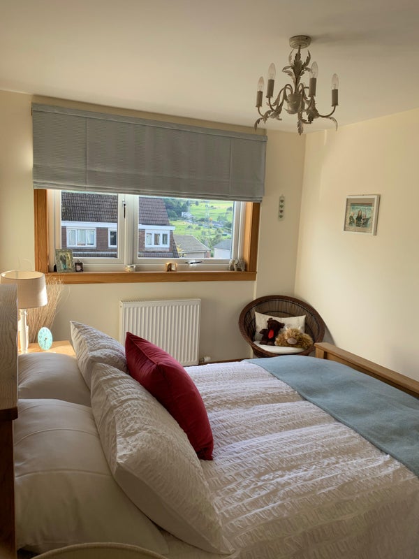 Photo 1: Private bedroom with Pentland Hills view