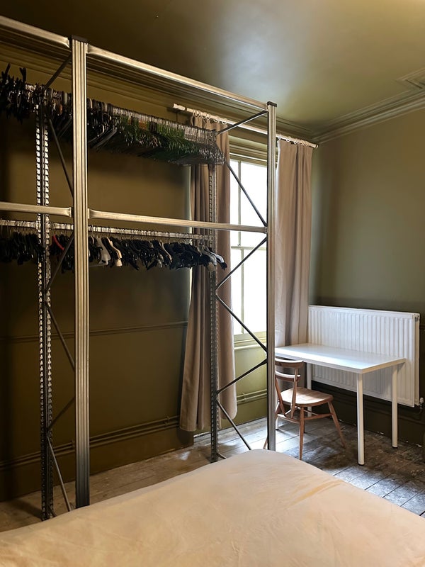 Photo 1: Large window and workspace