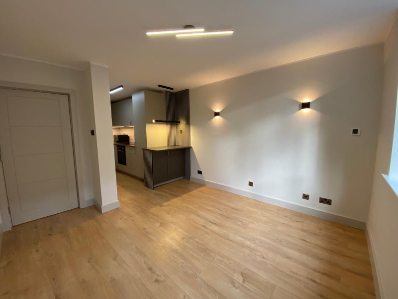 Photo 1: Bright living room & kitchen