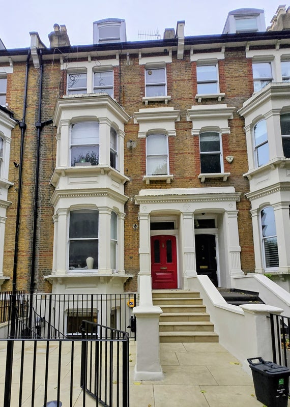 Photo 1: Second floor flat with communal entry and buzzer