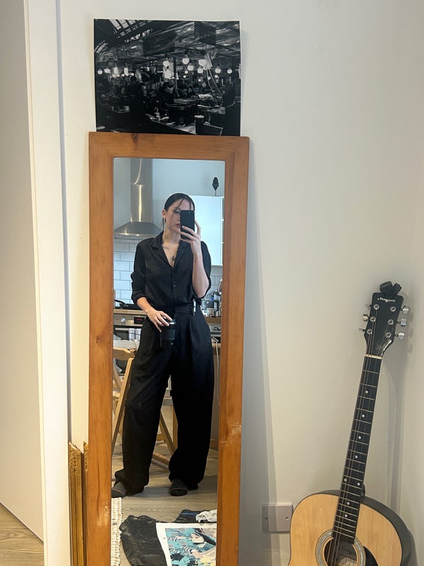 Photo 1: dressed for work - my paint by numbers making an appearance