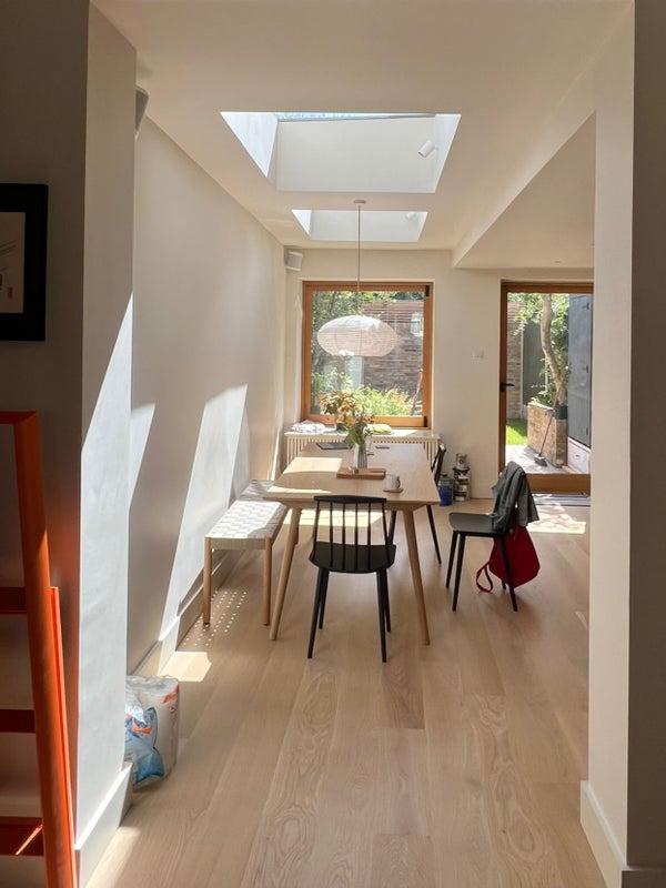 Photo 1: Open plan dining area with lots of natural light