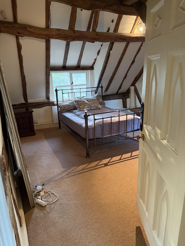 Photo 1: Bedroom is big enough for a sofa or you can use the small double room inc. as your living room/offic