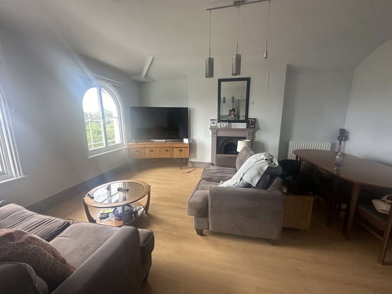 Photo 1: Living room and dining table