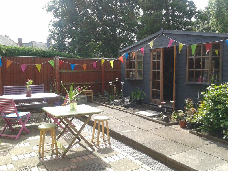 Photo 1: Large Patio & Summerhouse