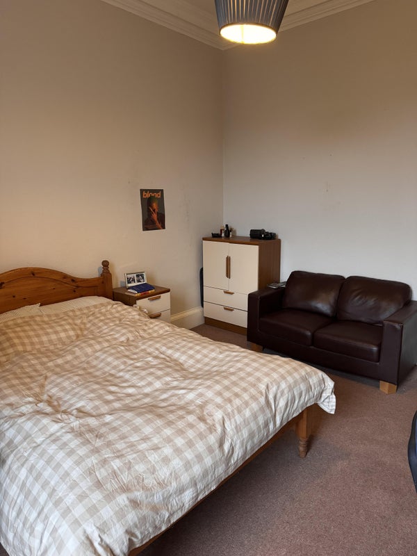 Photo 1: Room (Yours) - comes fully furnished: sofa, double bed, bed side table, storage cabinet, closet