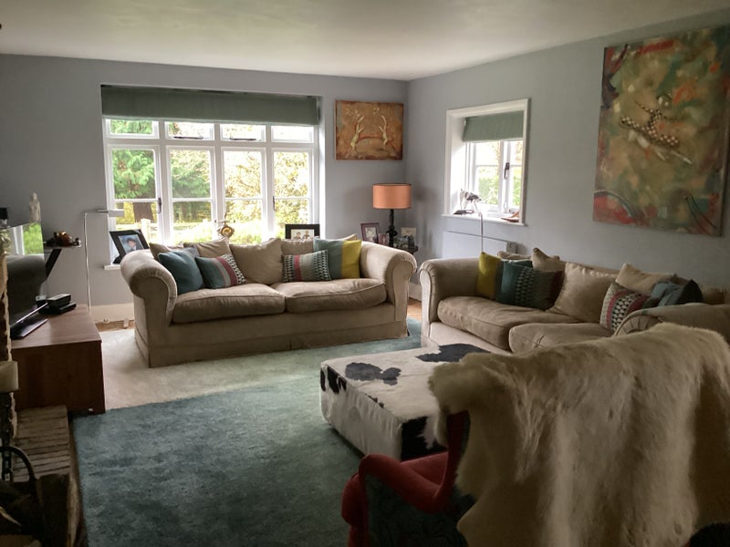 Photo 1: Sitting room with wood burner