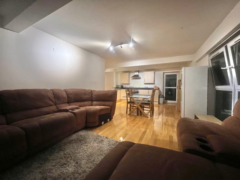 Photo 1: Open plan kitchen and living room with Balcony