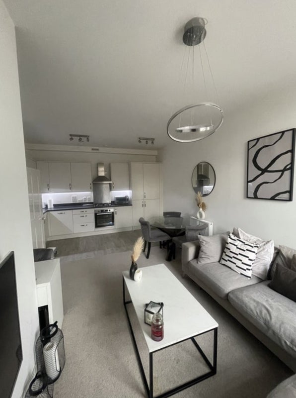 Photo 1: Open plan kitchen/living room