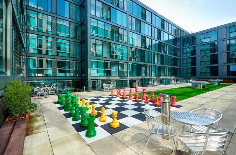 Photo 1: Lower Courtyard