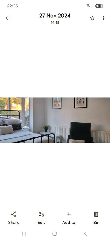 Photo 1: Blinds and black out curtains now fitted!