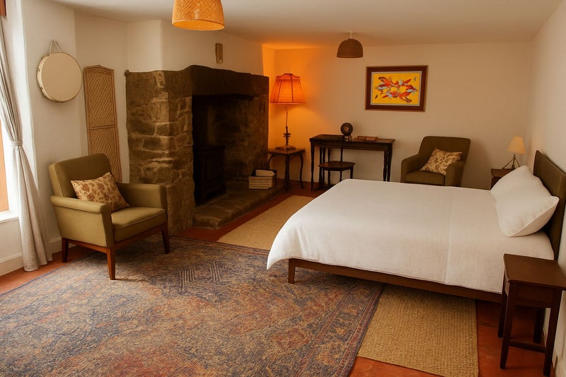 Photo 1: Bedroom with with burner