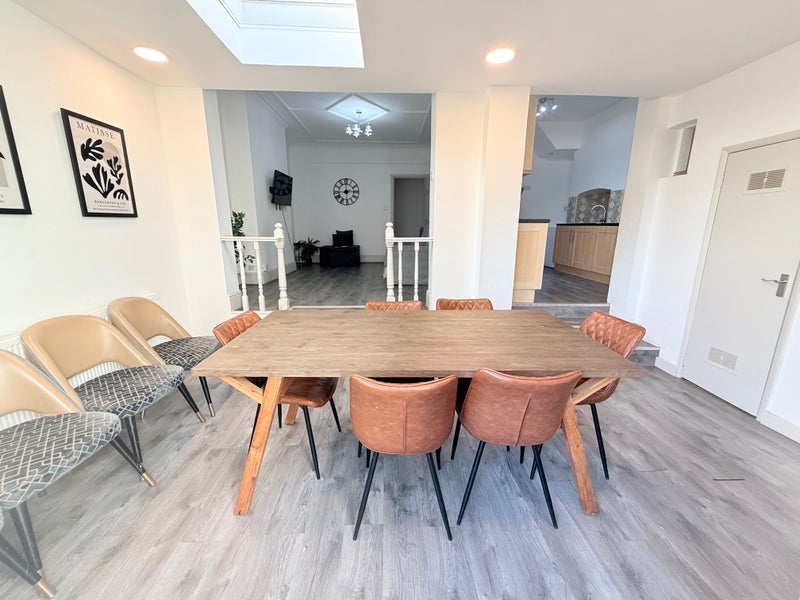 Photo 1: Dining Room through to the Kitchen and Living Room
