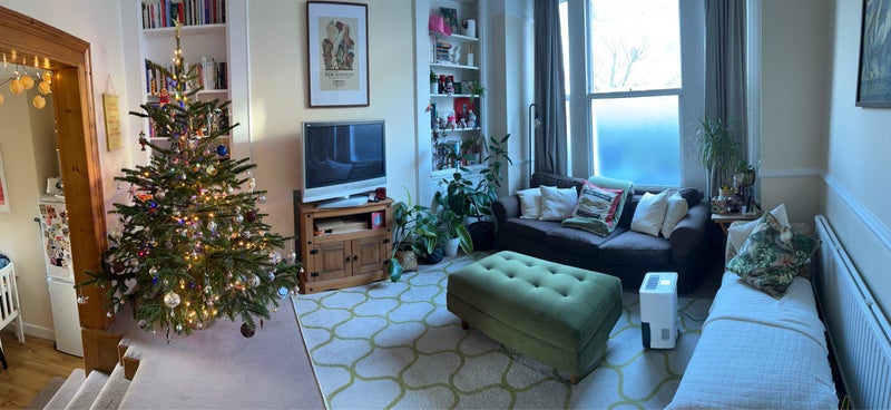 Photo 1: Our lovely top living room!