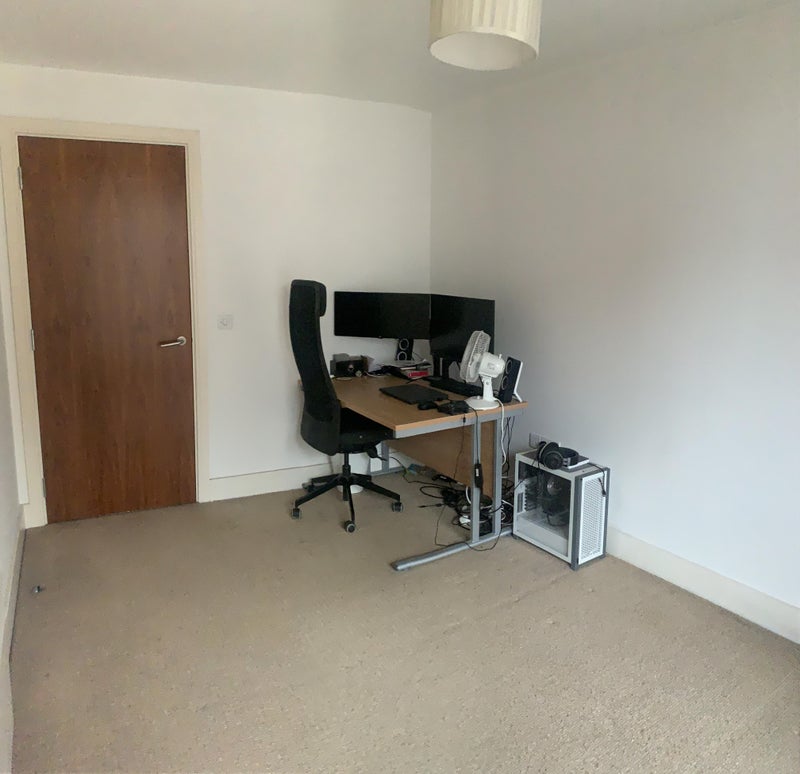 Photo 1: Bedroom currently as my home office