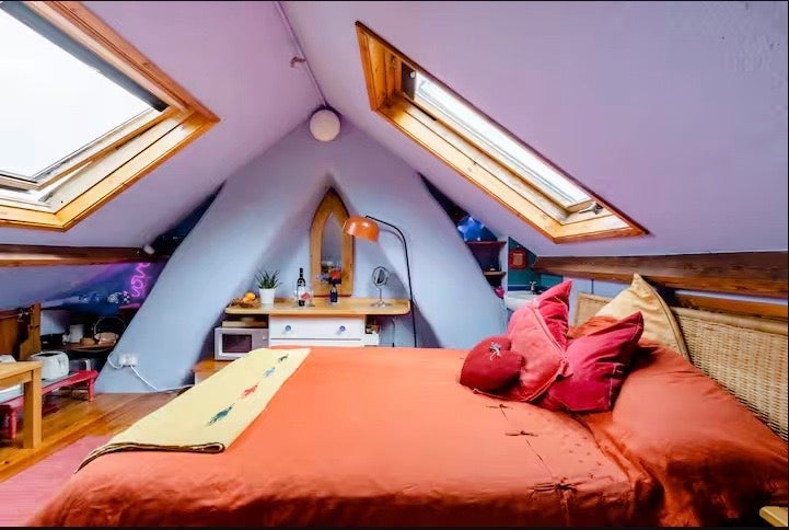 Photo 1: attic bedroom with spectacular views of Haytor