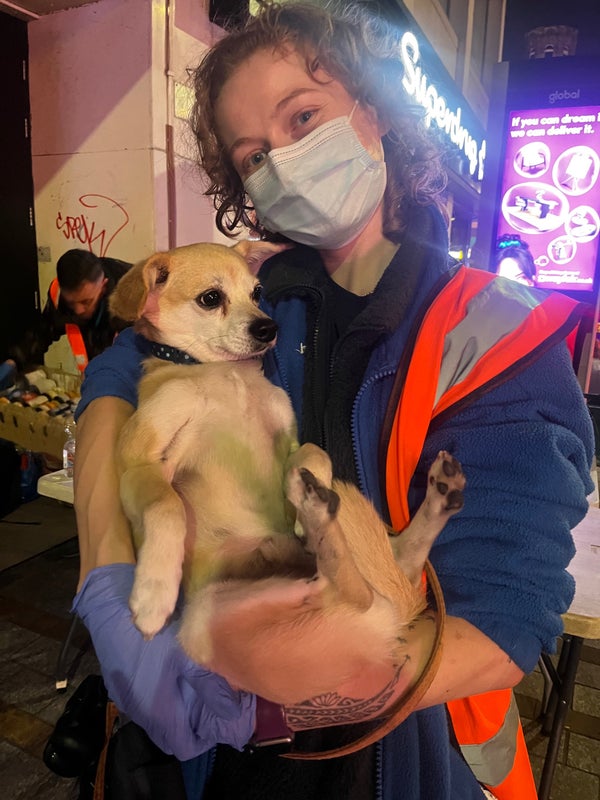 Photo 1: Volunteering with my dog