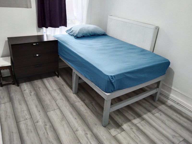 Photo 1: Bedroom with new mattress 