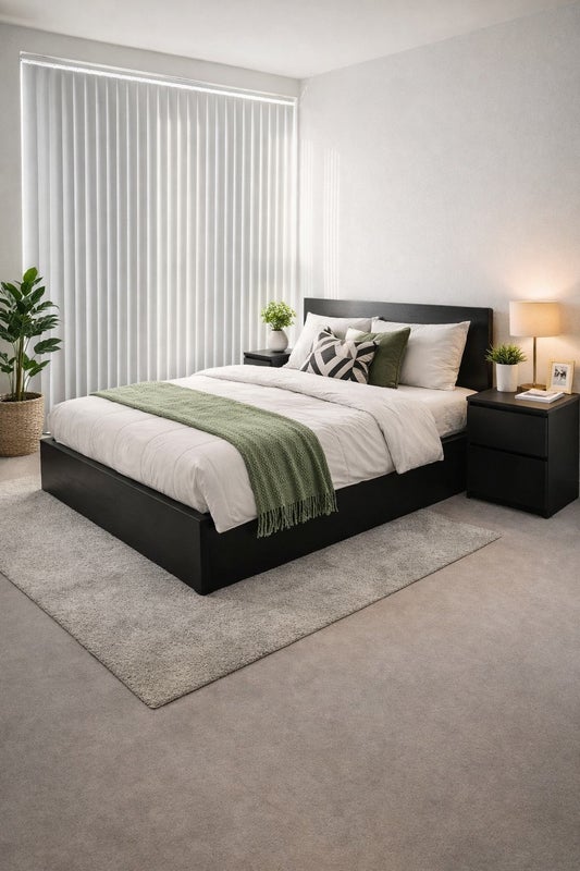 Photo 1: Double ottoman bed with storage